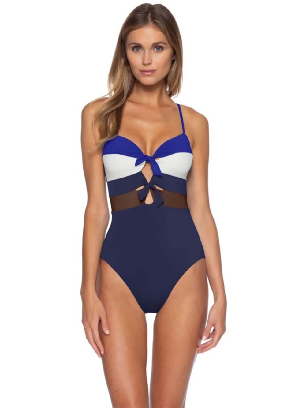 BECCA Circuit Colorblock One-Piece Swimsuit